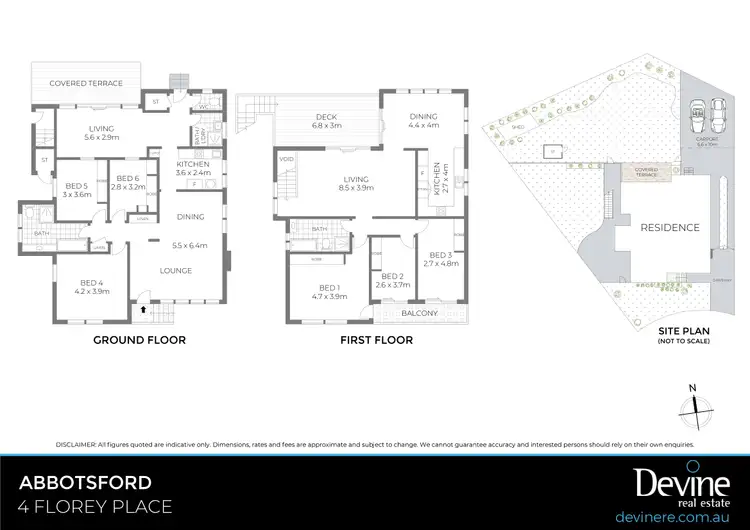 Floorplan of Homely house listing, 4 Florey Place, Abbotsford NSW 2046