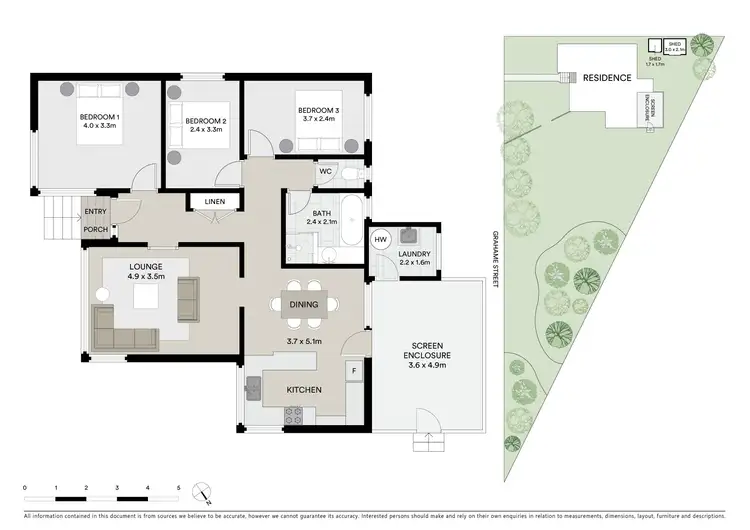Floorplan of Homely house listing, 1 Grahame Street, Blaxland NSW 2774