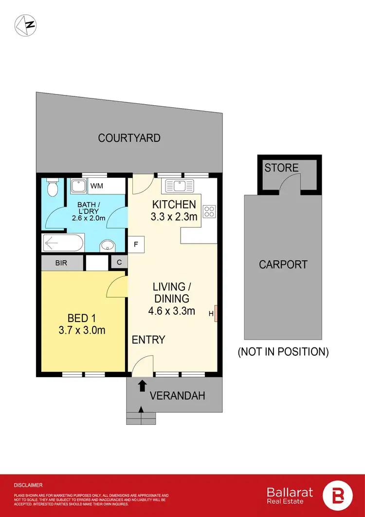 Floorplan of Homely unit listing, 3/6 Christine Avenue, Alfredton VIC 3350