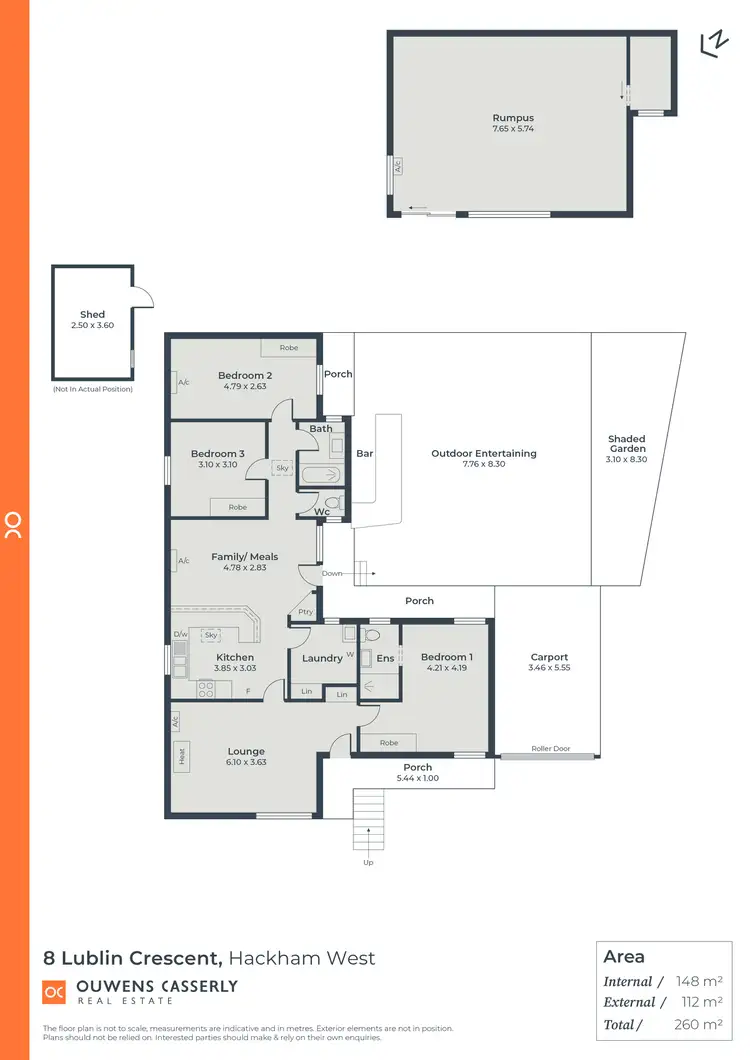 Floorplan of Homely house listing, 8 Lublin Crescent, Hackham West SA 5163