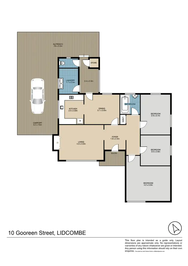 Floorplan of Homely house listing, 10 Gooreen Street, Lidcombe NSW 2141