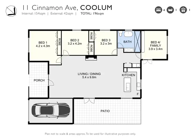 Floorplan of Homely house listing, 11 Cinnamon Avenue, Coolum Beach QLD 4573