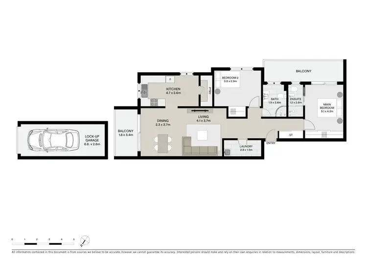 Floorplan of Homely apartment listing, 7/15 Bellevue Parade, Hurstville NSW 2220