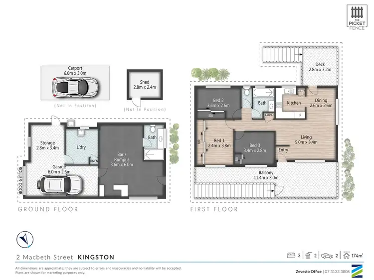 Floorplan of Homely house listing, 2 Macbeth Street, Kingston QLD 4114