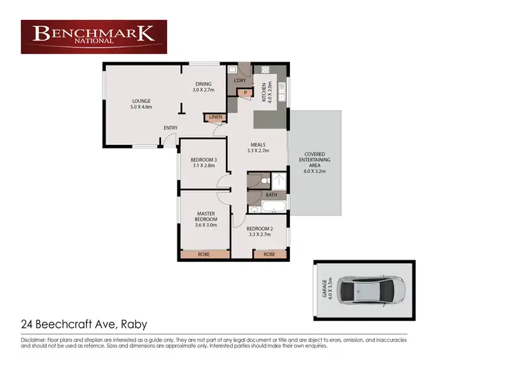 Floorplan of Homely house listing, 24 Beechcraft Avenue, Raby NSW 2566