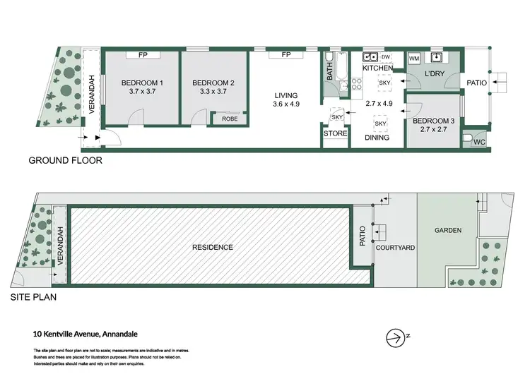 Floorplan of Homely house listing, 10 Kentville Avenue, Annandale NSW 2038