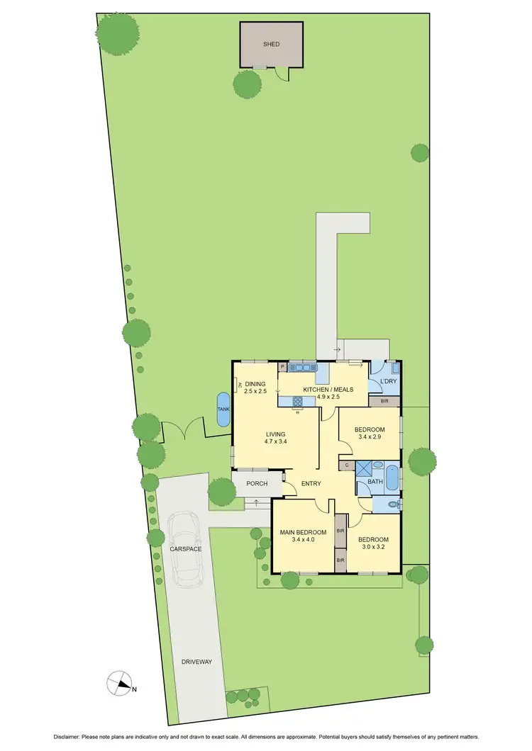 Floorplan of Homely house listing, 33 Tarella Drive, Keilor Downs VIC 3038