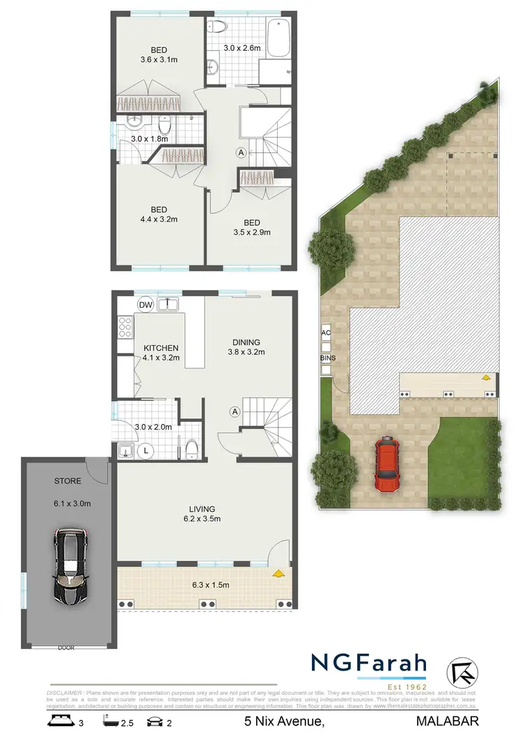 Floorplan of Homely house listing, 5 Nix Avenue, Malabar NSW 2036