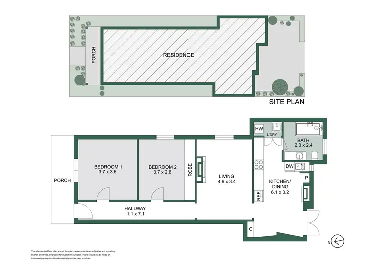 Floorplan of Homely house listing, 46 Farmer Street, Richmond VIC 3121