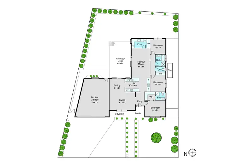Floorplan of Homely house listing, 48 Dowling Road, Oakleigh South VIC 3167