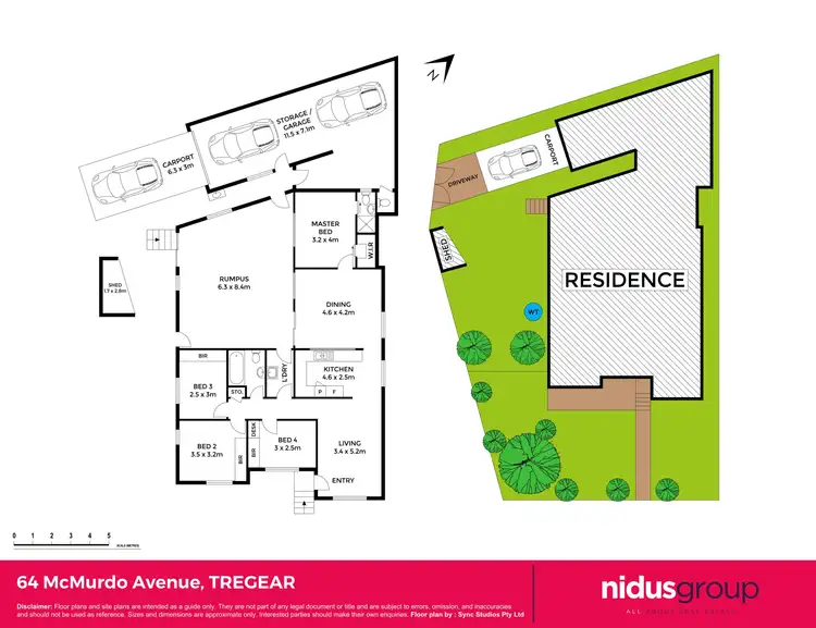 Floorplan of Homely house listing, 64 McMurdo Avenue, Tregear NSW 2770