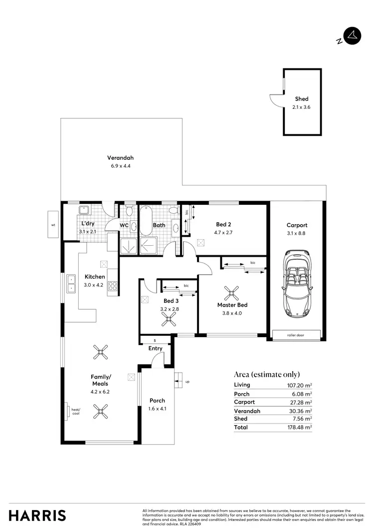 Floorplan of Homely house listing, 64 St Leonard Crescent, Elizabeth Downs SA 5113