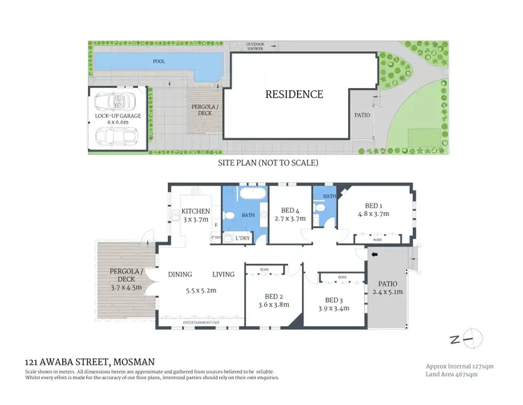 Floorplan of Homely house listing, 121 Awaba Street, Mosman NSW 2088