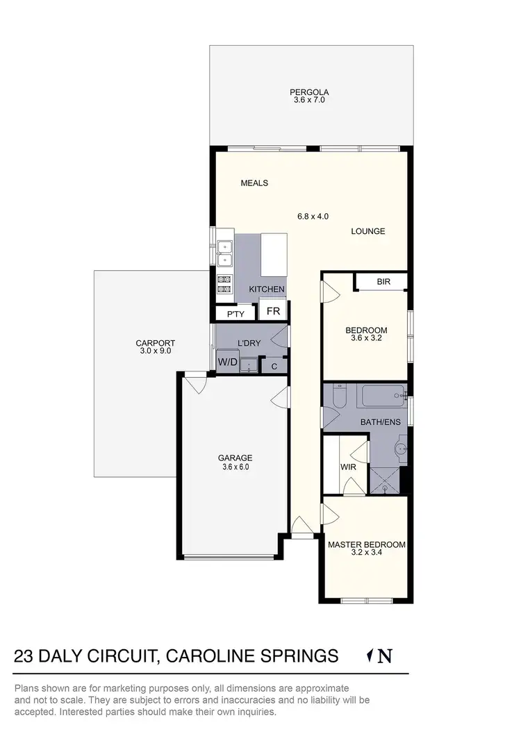 Floorplan of Homely house listing, 23 Daly Circuit, Caroline Springs VIC 3023