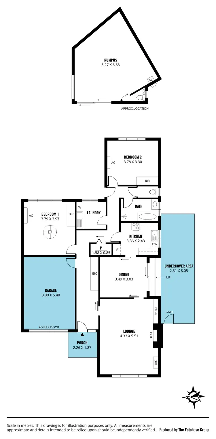 Floorplan of Homely unit listing, 2A Rothesay Avenue, Hazelwood Park SA 5066