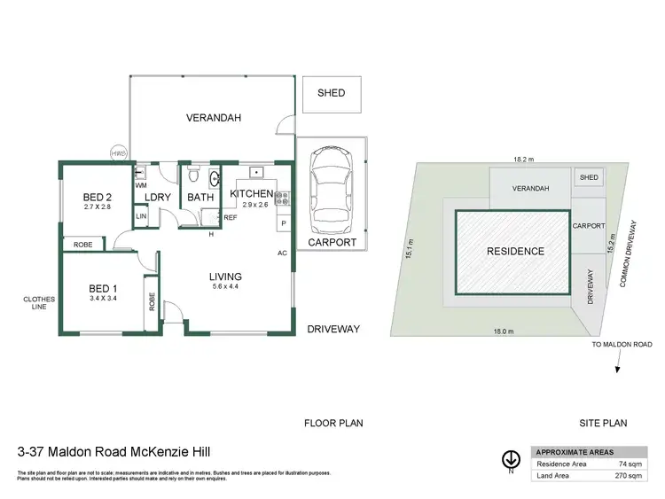 Floorplan of Homely unit listing, 3/37 Maldon Road, Mckenzie Hill VIC 3451
