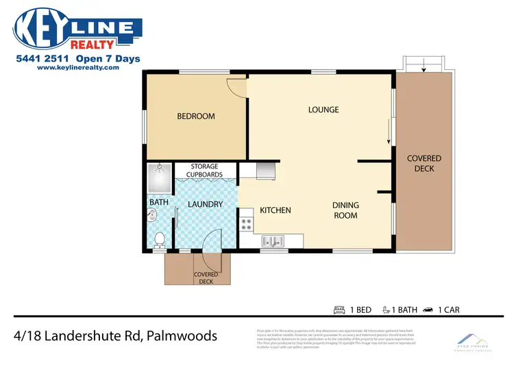 Floorplan of Homely unit listing, 4/18 Landershute Road, Palmwoods QLD 4555