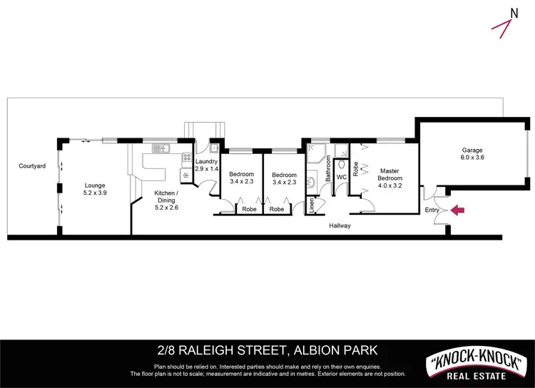 Floorplan of Homely house listing, 2/8 Raleigh Street, Albion Park NSW 2527