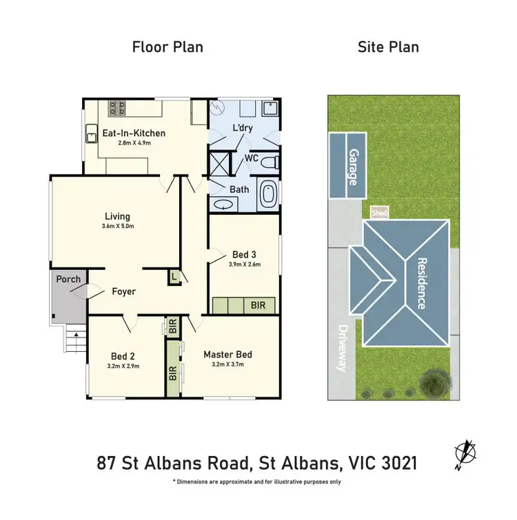 Floorplan of Homely house listing, 87 St Albans Road, St Albans VIC 3021