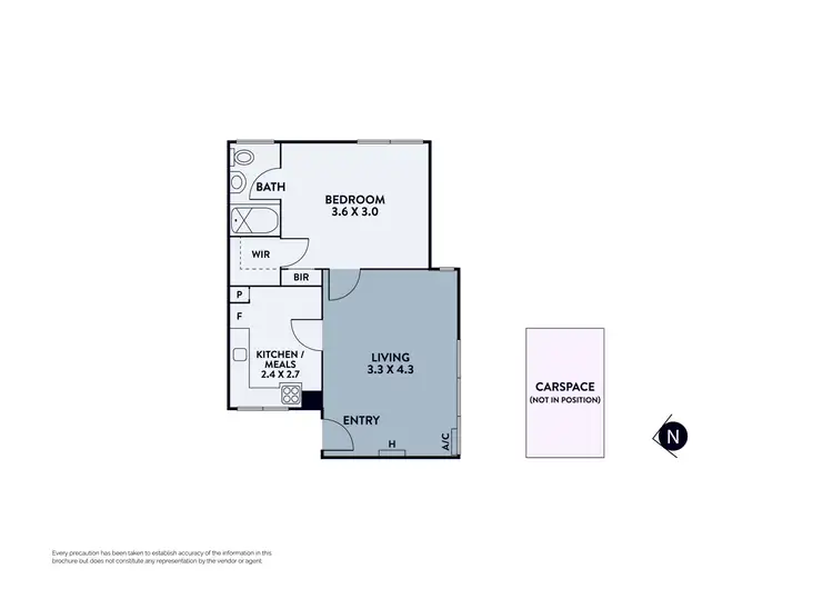 Floorplan of Homely apartment listing, 12/34 Rathmines Street, Fairfield VIC 3078