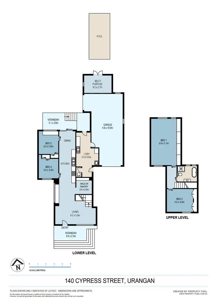 Floorplan of Homely house listing, 140 Cypress Street, Urangan QLD 4655