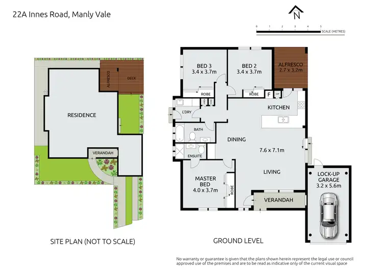 Floorplan of Homely house listing, 22a Innes Road, Manly Vale NSW 2093