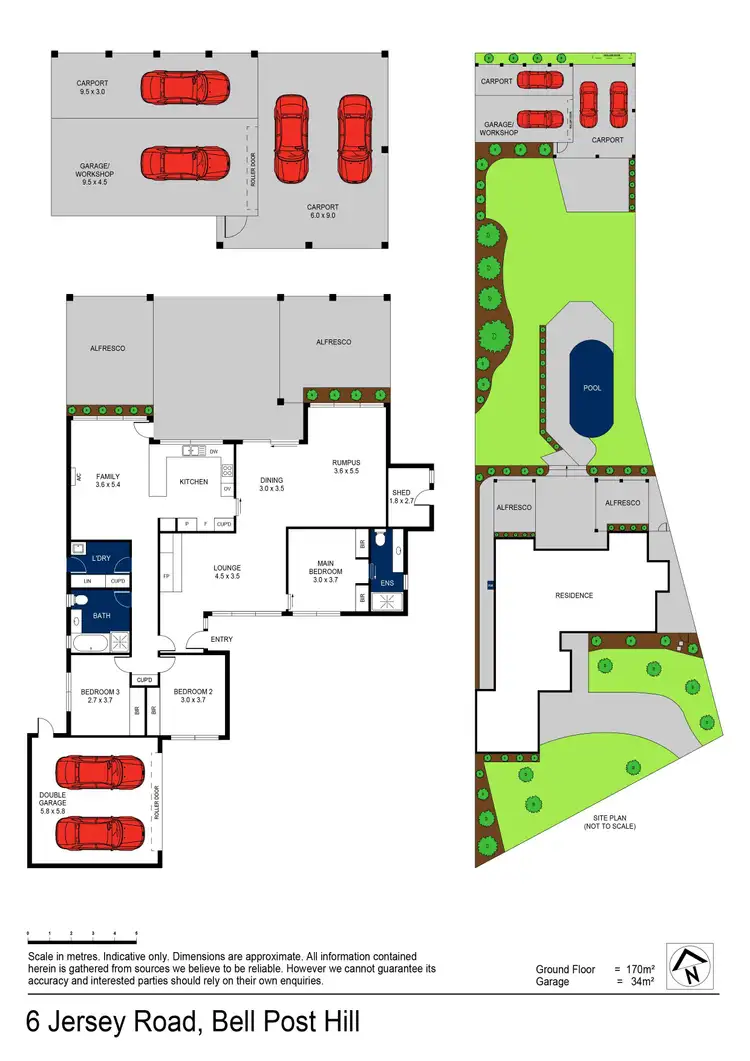 Floorplan of Homely house listing, 6 Jersey Road, Bell Post Hill VIC 3215