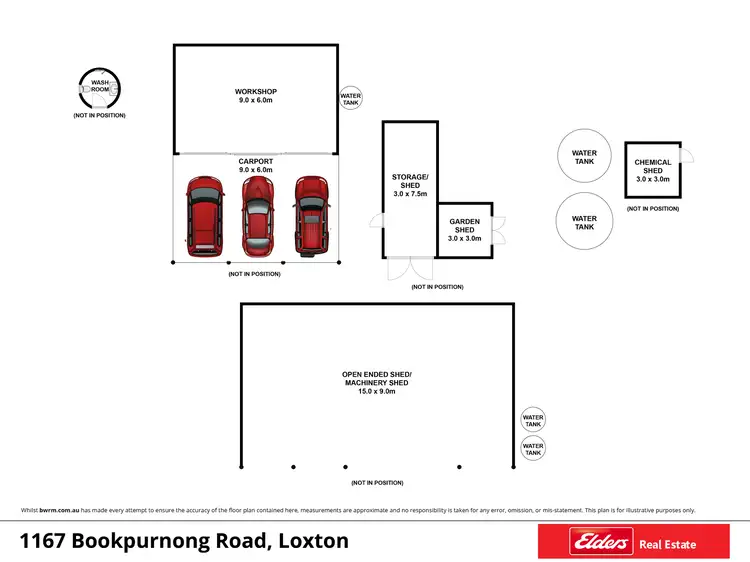 Floorplan of Homely rural property listing, 1167 Bookpurnong Road, Loxton SA 5333