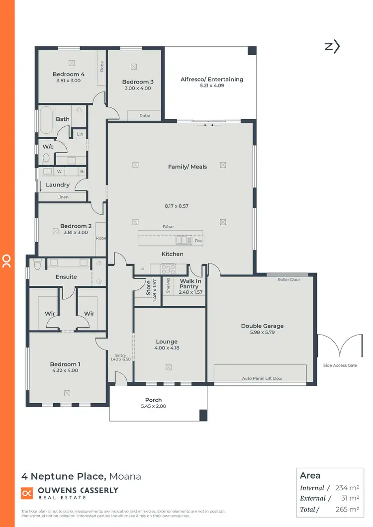 Floorplan of Homely house listing, 4 Neptune Place, Moana SA 5169