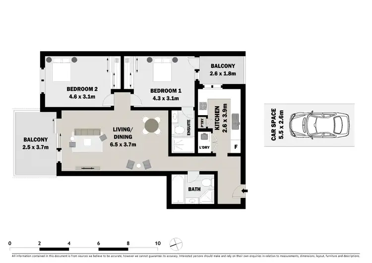 Floorplan of Homely apartment listing, 26/14 Henry Street, Penrith NSW 2750