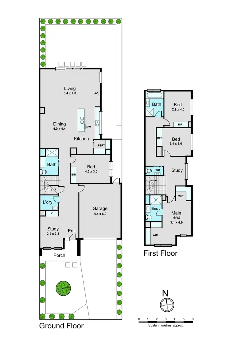 Floorplan of Homely townhouse listing, 31B Berkeley Street, Huntingdale VIC 3166