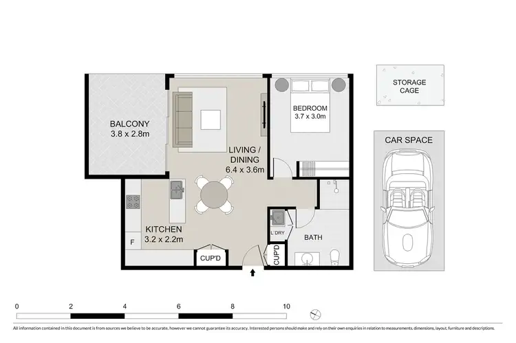 Floorplan of Homely unit listing, 208/8 Waterview Drive, Lane Cove NSW 2066