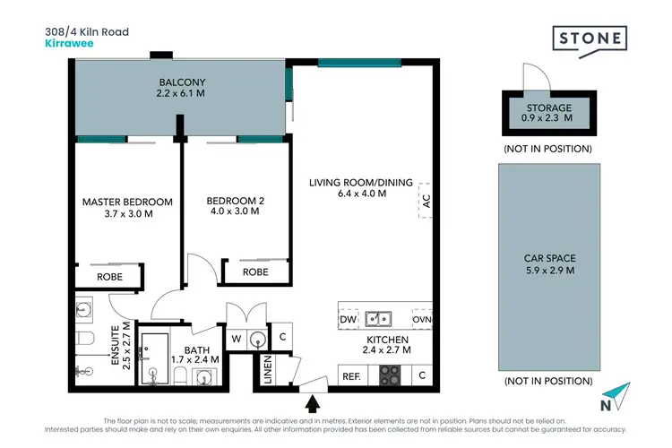 Floorplan of Homely apartment listing, 308/4 Kiln Road, Kirrawee NSW 2232