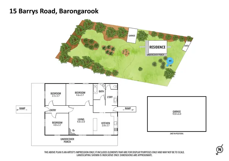Floorplan of Homely rural property listing, 15 Barrys Road, Barongarook VIC 3249