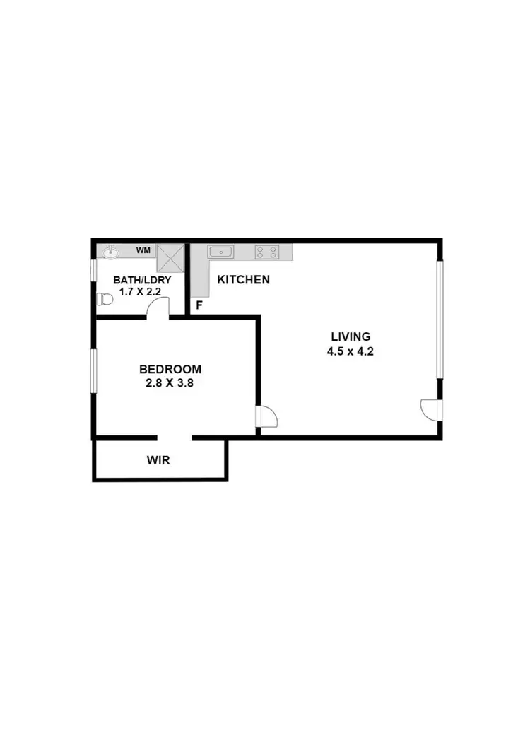 Floorplan of Homely apartment listing, 6/26 Davis Avenue, South Yarra VIC 3141