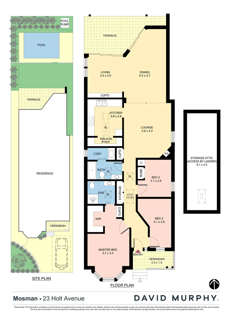 Floorplan of Homely house listing, 23 Holt Avenue, Mosman NSW 2088