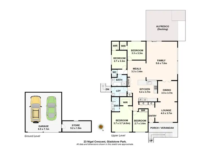 Floorplan of Homely house listing, 23 Nigel Crescent, Gladstone Park VIC 3043