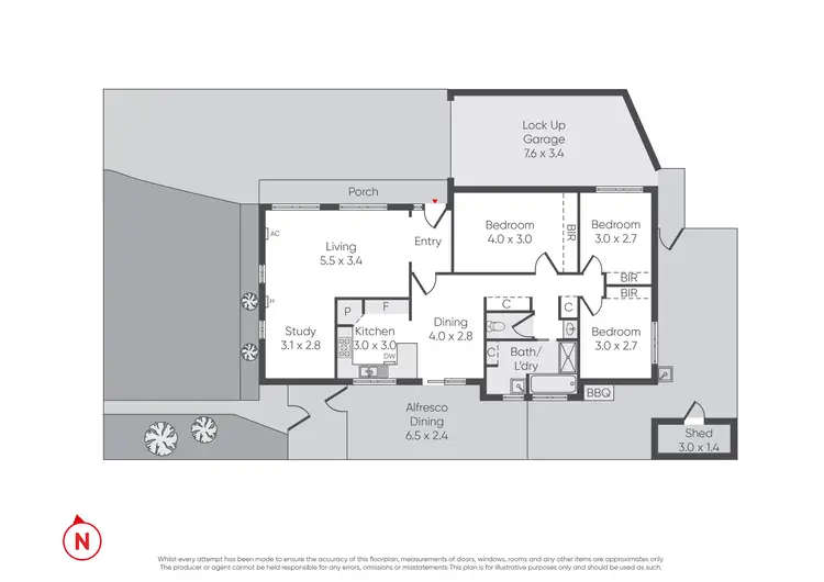 Floorplan of Homely unit listing, 83A Songlark Crescent, Werribee VIC 3030