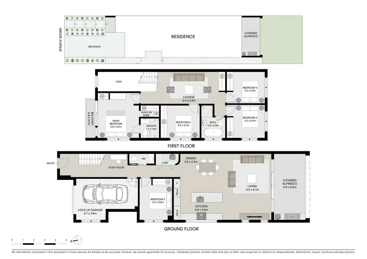 Floorplan of Homely semi-detached listing, 51a Tracey Street, Revesby NSW 2212