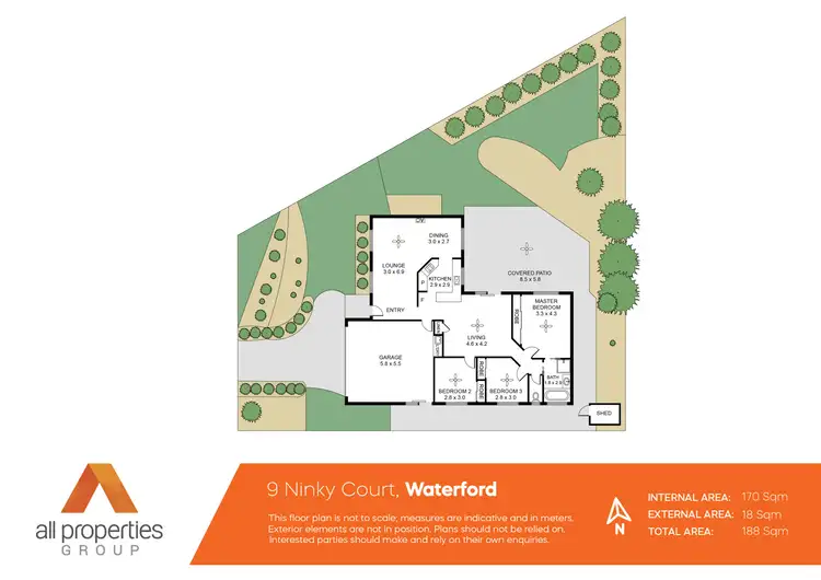 Floorplan of Homely house listing, 9 Ninky Court, Waterford QLD 4133