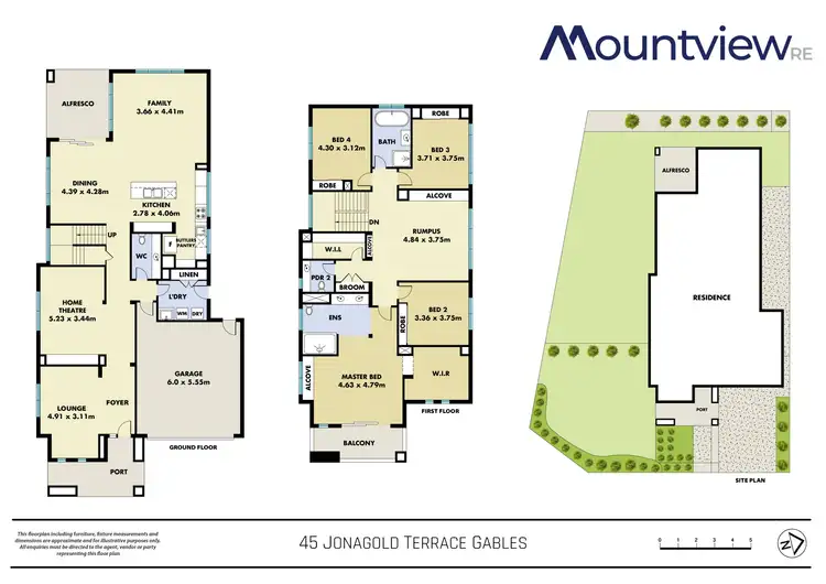 Floorplan of Homely house listing, 45 Jonagold Terrace, Gables NSW 2765