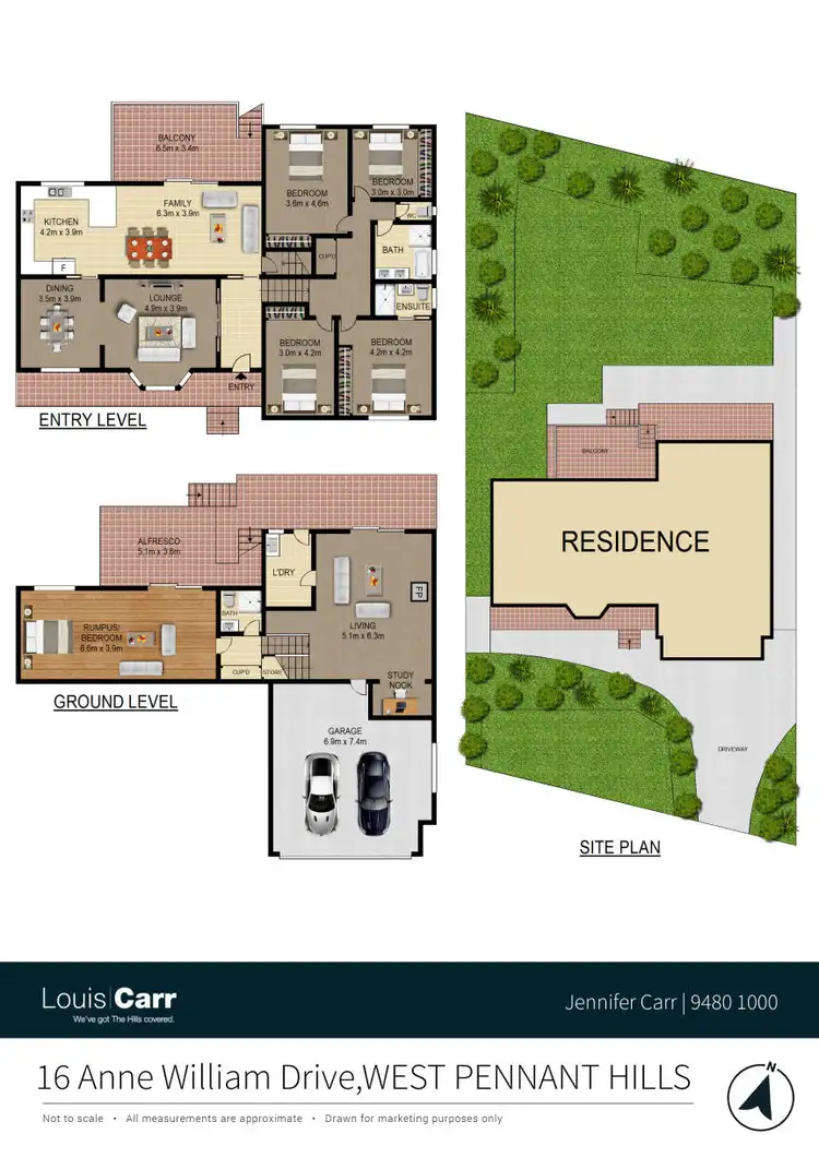 Floorplan of Homely house listing, 16 Anne William Drive, West Pennant Hills NSW 2125
