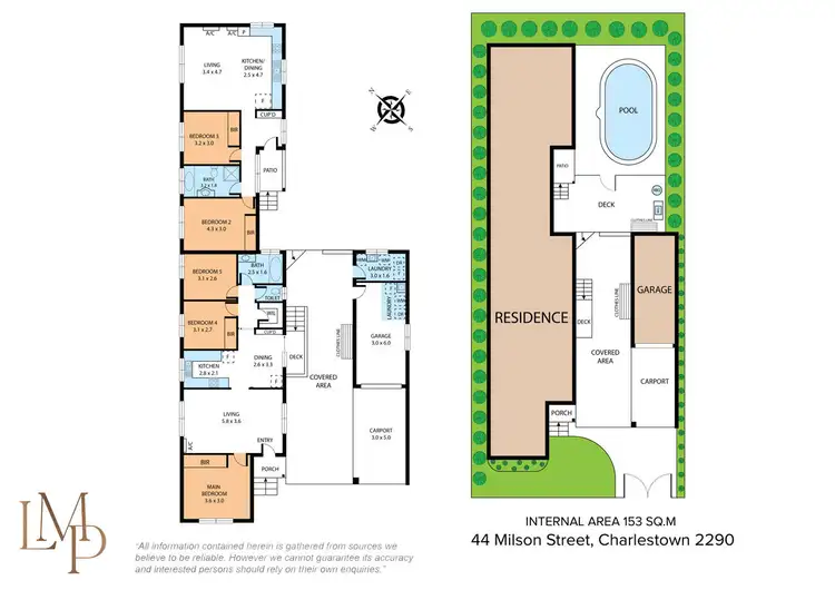 Floorplan of Homely house listing, 44 Milson Street, Charlestown NSW 2290
