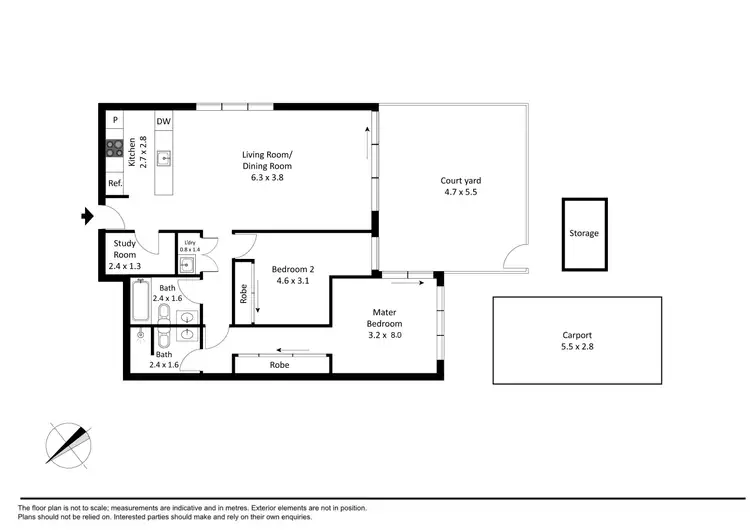 Floorplan of Homely apartment listing, 5004A/16 Constitution Road, Ryde NSW 2112