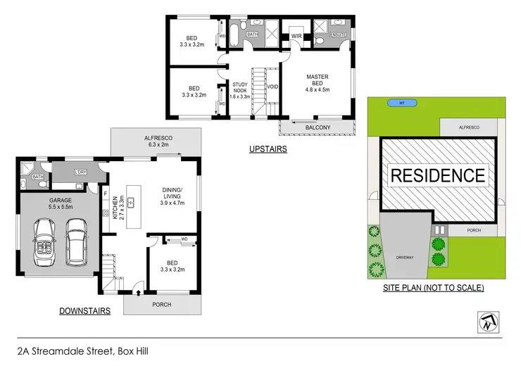 Floorplan of Homely house listing, 2a Streamdale Street, Box Hill NSW 2765