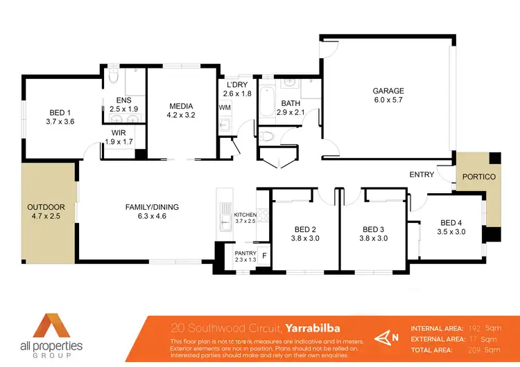 Floorplan of Homely house listing, 20 Southwood Circuit, Yarrabilba QLD 4207