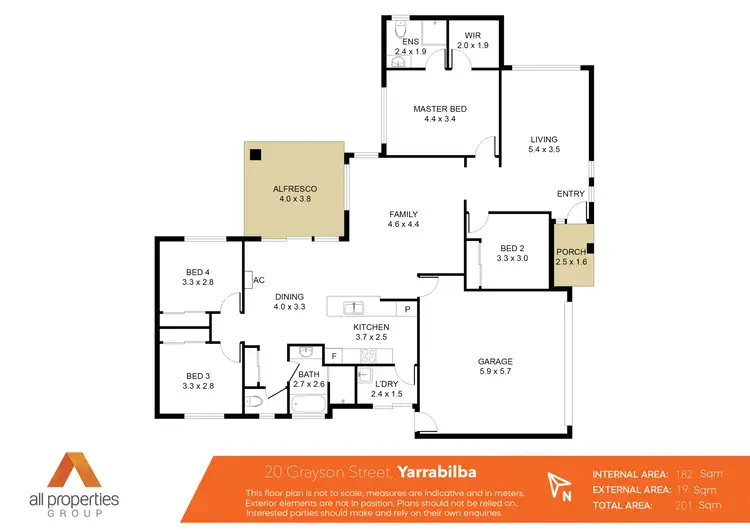 Floorplan of Homely house listing, 20 Grayson Street, Yarrabilba QLD 4207