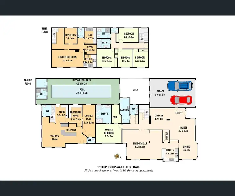 Floorplan of Homely house listing, 151 Copernicus Way, Keilor Downs VIC 3038