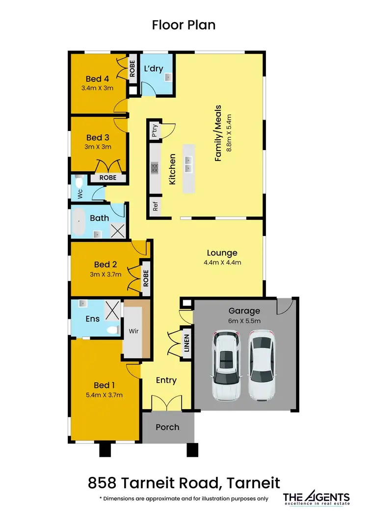 Floorplan of Homely house listing, 858 Tarneit Road, Tarneit VIC 3029