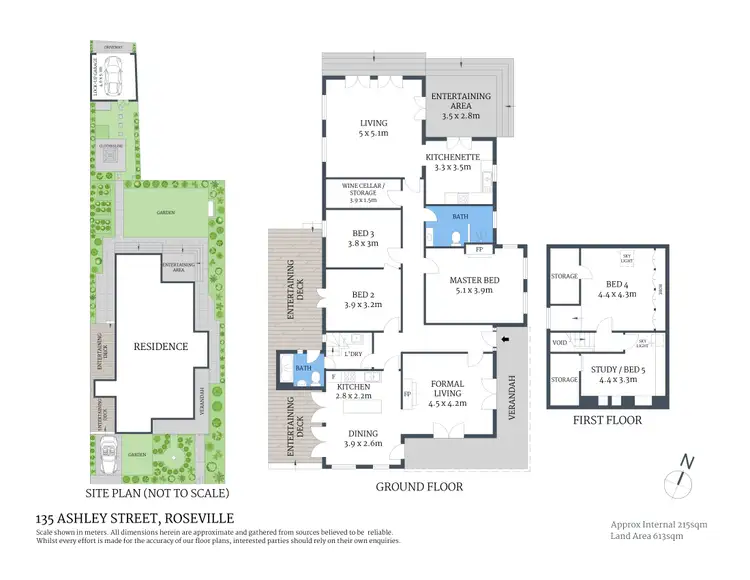 Floorplan of Homely house listing, 135 Ashley Street, Roseville NSW 2069